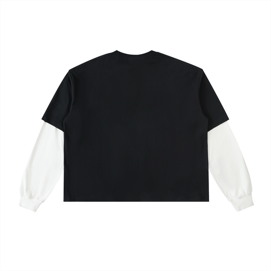 Transcend | PROSPER | cropped layered long sleeve.