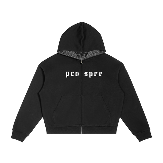 Child of God | PROSPER | cropped heavyweight zip hoodie.