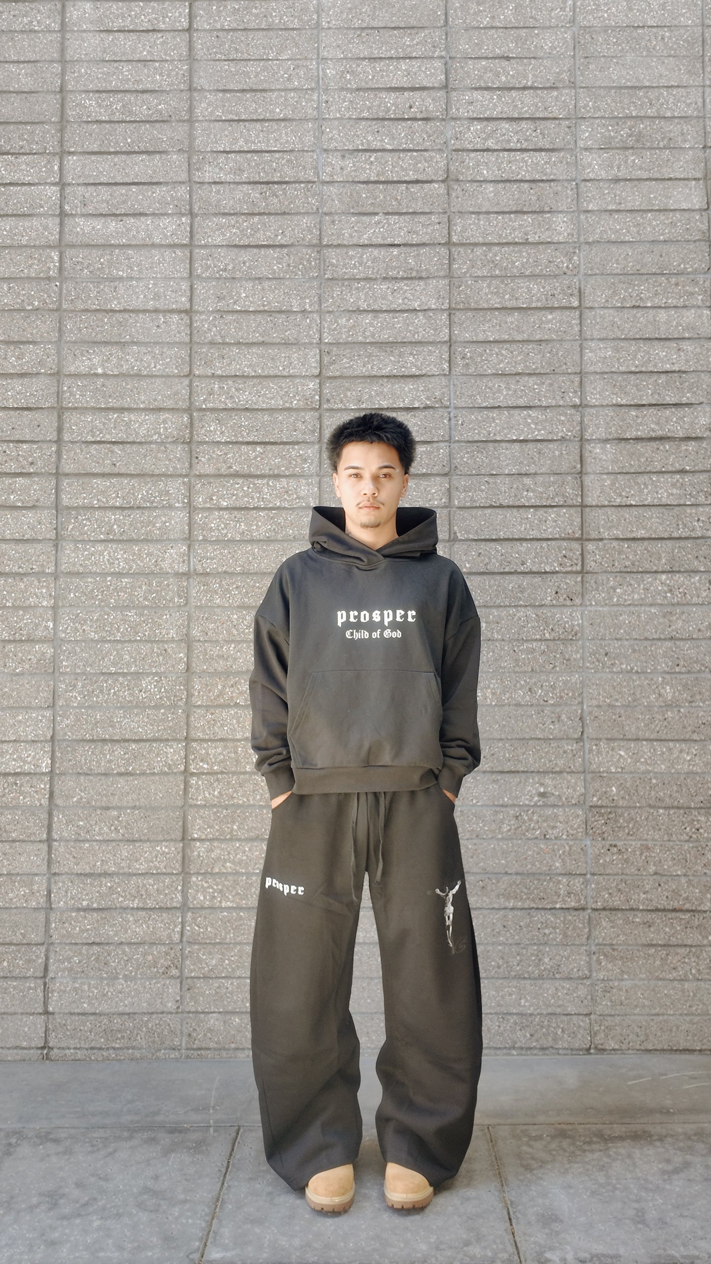 Child of God | PROSPER | cropped heavyweight hoodie.