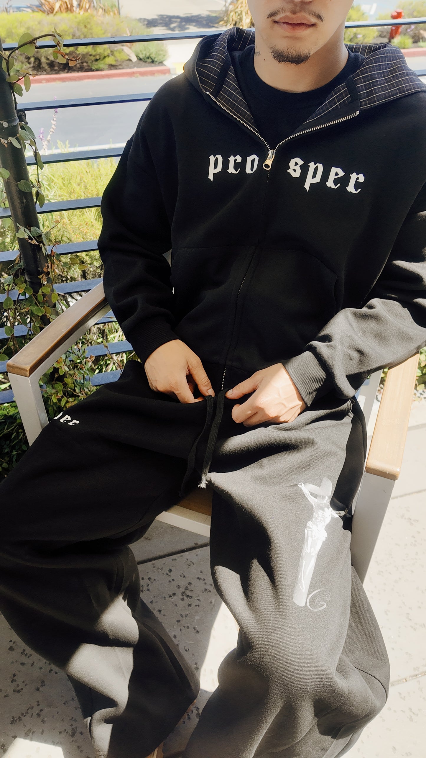Child of God | PROSPER | cropped heavyweight zip hoodie.